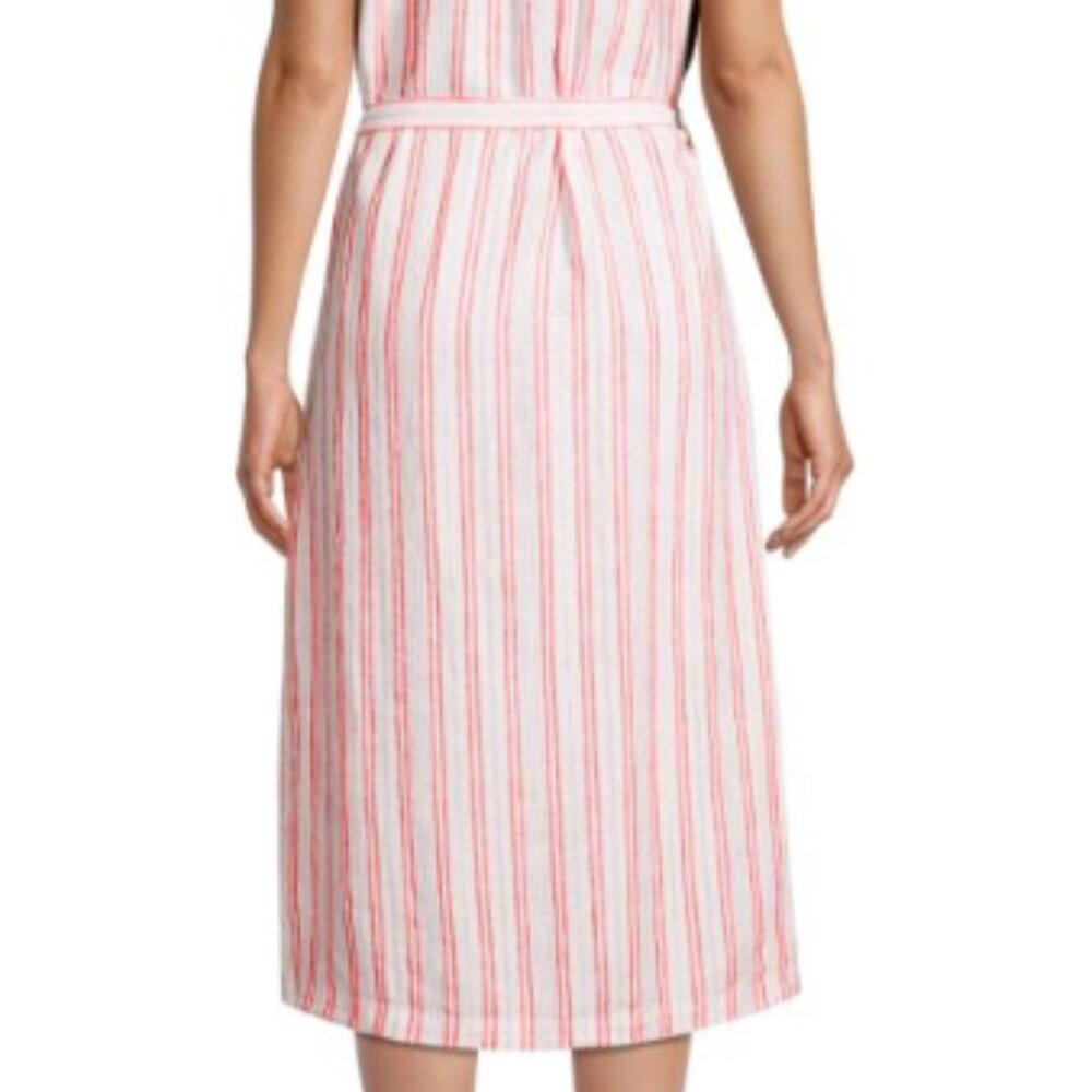 Birds of Paradis Astrid Striped Linen Button-Down Dress Size XS - Picture 2 of 9